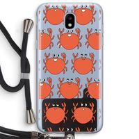 Krab: Samsung Galaxy J5 (2017) Transparant Hoesje met koord