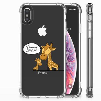 Apple iPhone Xs Max Stevig | Bumper Hoesje | Giraffe Apple iPhone Xs Max Stevig | Bumper Hoesje | Giraffe