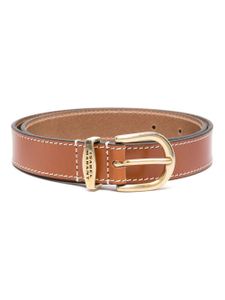 ISABEL MARANT Zadd leather belt - Marron