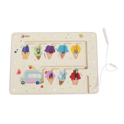 Classic World houten kleuren match spel ijsjes magnetisch