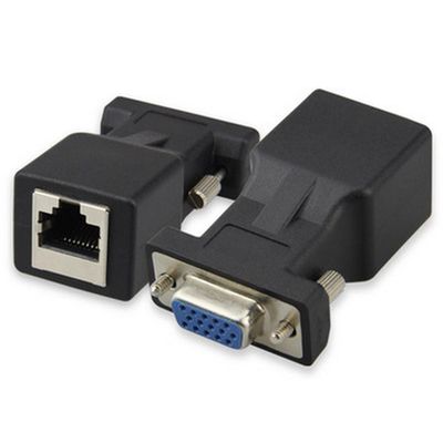 RJ45 female to VGA female adapter
