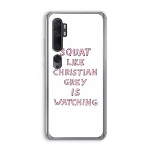 Christian Grey: Xiaomi Mi Note 10 Pro Transparant Hoesje