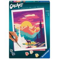 Ravensburger - CreArt 24x30 cm - Volwassenen - Schilderen op nummer - Nationaal Park - Creatieve hobby - 12023148