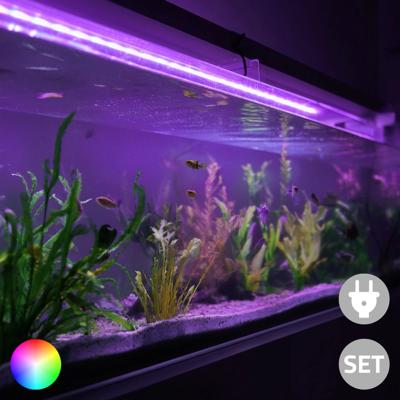 3 x RGB led strip: 50 - 70 cm complete set