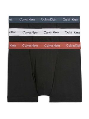 Calvin Klein - 3p Trunk - Cotton Stretch - 6GZ, Maat:S
