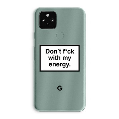 My energy: Google Pixel 5a 5G Transparant Hoesje
