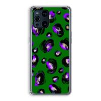 Green Cheetah: Oppo Find X3 Transparant Hoesje