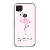 Pink positive: Google Pixel 4a Transparant Hoesje