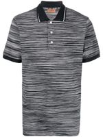 Missoni polo à rayures horizontales - Noir