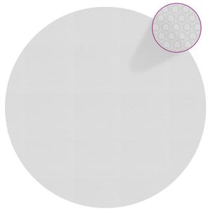 VidaXL Zwembadfolie solar drijvend 455 cm pe grijs