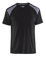 Blåkläder T-Shirt bicolour 33791042 | Zwart/Grijs | Maat L - 7330509604823
