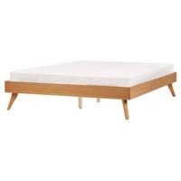 Beliani - BERRIC - Tweepersoonsbed - Lichthout - 160 x 200 cm - MDF Beliani - BERRIC - Tweepersoonsbed - Lichthout - 160 x 200 cm - MDF