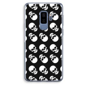 Musketon Skulls: Samsung Galaxy S9 Plus Transparant Hoesje