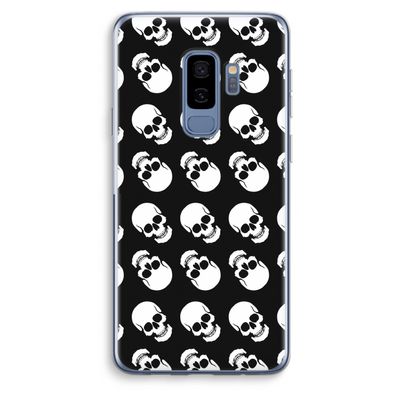 Musketon Skulls: Samsung Galaxy S9 Plus Transparant Hoesje