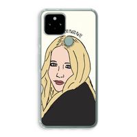 Mary Kate: Google Pixel 5 Transparant Hoesje