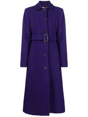 Golden Goose manteau à taille ceinturée - Violet