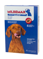 Milbemax Kauwtabletten Hond Groot Chewy 5-75kg 4 tabl.