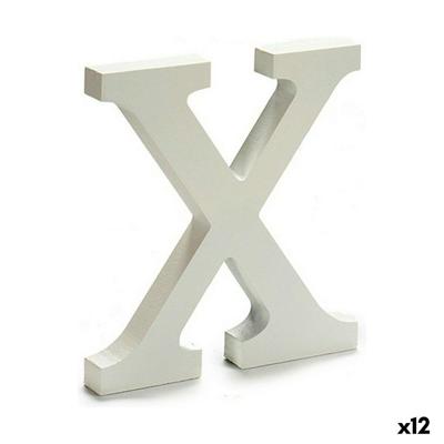 Brief Pincello X Wit 1,8 x 21 x 17 cm (12 Stuks)