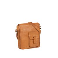 Justified Bags Justified Bags® Annapurna - A5 Flapover - Crossbody Tas - Cognac - 24x6x28cm - thumbnail