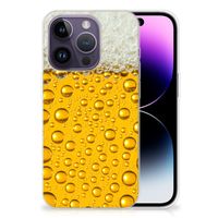 Apple iPhone 14 Pro Siliconen Case Bier - thumbnail