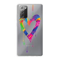 Melts My Heart: Samsung Galaxy Note 20 / Note 20 5G Transparant Hoesje