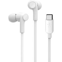 Belkin ROCKSTAR™ in-ear oordopjes met USB-C connector - Wit