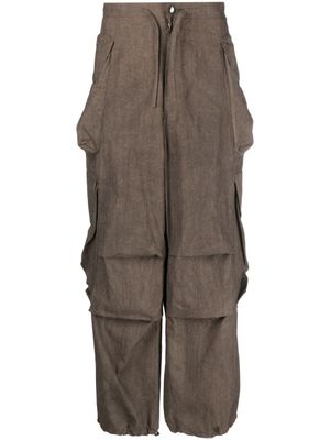 ENTIRE STUDIOS pantalon Gocar à poches cargo - Marron