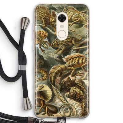 Haeckel Lacertilia: Xiaomi Redmi 5 Transparant Hoesje met koord