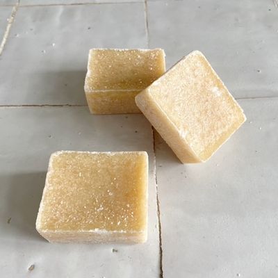 Amberblokje &apos;Sunshine&apos; per stuk - 4 cm