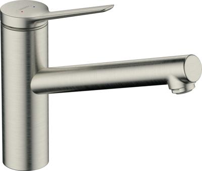 Hansgrohe Zesis M33 ééngreeps keukenmengkraan 150 LowPressure 1jet, rvs look