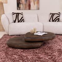 By-Boo Organische Salontafel 'Kabo' Mangohout, kleur Bruin