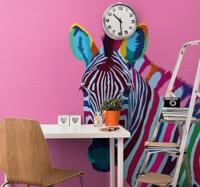 Fotobehang Zebra popart
