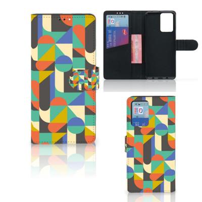 Xiaomi Redmi Note 10 Pro | Telefoon Hoesje | Funky Retro | Portemonnee hoesje