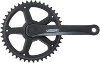 Amar crankstel crankset 4-edge 44t 1sp 1/2x3/32 alu black