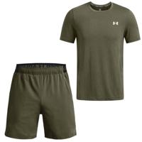 Under Armour Vanish Seamless Trainingsset Donkergroen Wit