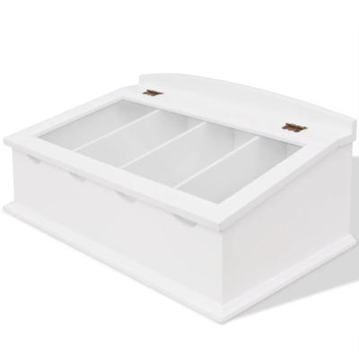 VidaXL Besteklade mdf wit barok stijl