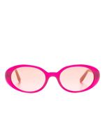 Dolce & Gabbana Eyewear lunettes de soleil tintées à monture ronde - Rose