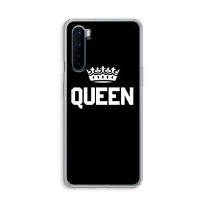 Queen zwart: OnePlus Nord Transparant Hoesje