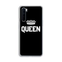 Queen zwart: OnePlus Nord Transparant Hoesje