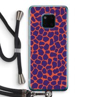 Purple Giraffe: Huawei Mate 20 Pro Transparant Hoesje met koord