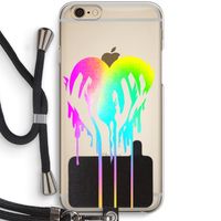 Hold My Heart: iPhone 6 / 6S Transparant Hoesje met koord