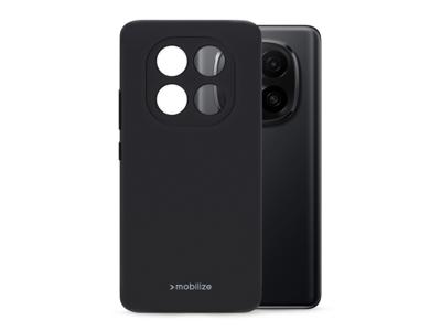Mobilize Mobilize Rubber Gelly Case Xiaomi Redmi Note 14 Pro+ 5G Matt Black