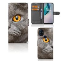 Telefoonhoesje | Met pasjeshouder | OnePlus Nord N10 Britse Korthaar