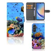 Samsung Galaxy A24 4G | Telefoonhoesje | Met pasjeshouder | Vissen