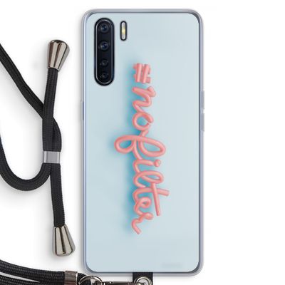 #nofilter: Oppo A91 Transparant Hoesje met koord