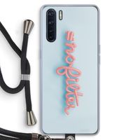 #nofilter: Oppo A91 Transparant Hoesje met koord