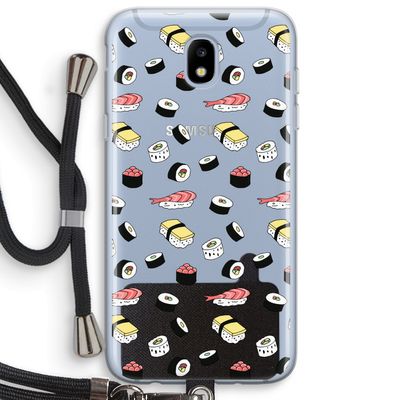 Sushi time: Samsung Galaxy J5 (2017) Transparant Hoesje met koord