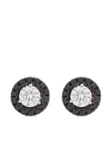 HYT Jewelry puces d'oreilles en or blanc 18ct pavées de diamants - Argent