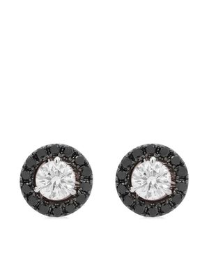 HYT Jewelry puces d'oreilles en or blanc 18ct à diamants - Argent