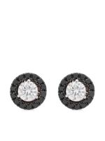 HYT Jewelry puces d'oreilles en or blanc 18ct pavées de diamants - Argent